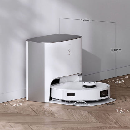 Ecovacs T80 Robot per la pulizia del pavimento completamente automatico ultra-sottile zero-winding adesivo costante rullo a pressione costante pulizia del pavimento